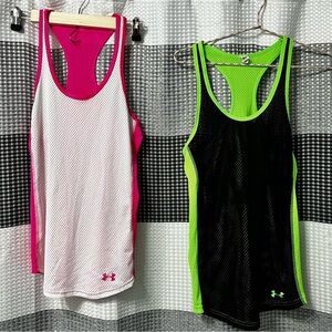 Under Armour Heat Gear Mesh Tank Tops